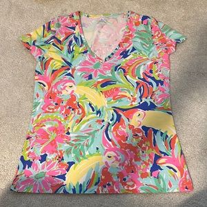 Lilly Pulitzer V Neck Tshirt